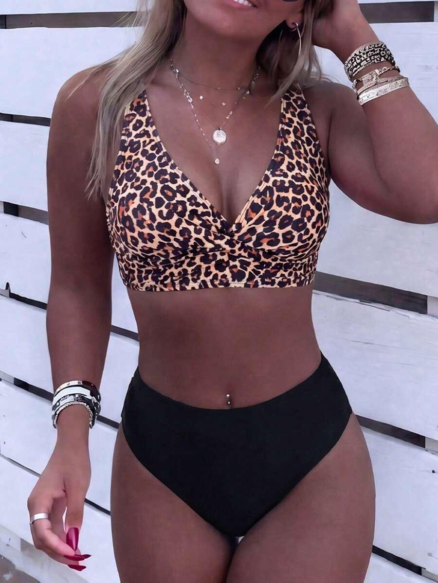 SWIM MOD DWUCZĘŚCIOWY STRÓJ KĄPIELOWY ANIMAL PRINT S09__L