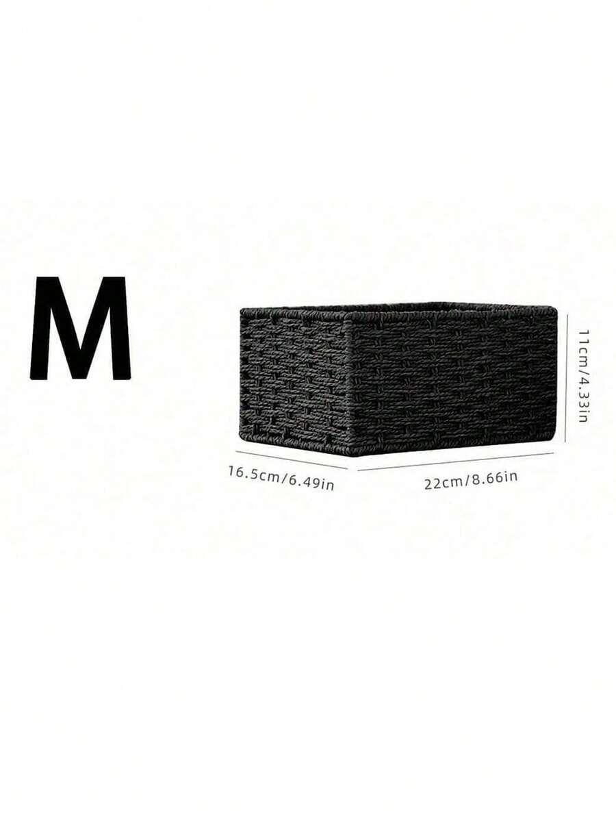 SHEIN CZARNY ORGANIZER DO SZAFKI S07__11,16,5X22CM