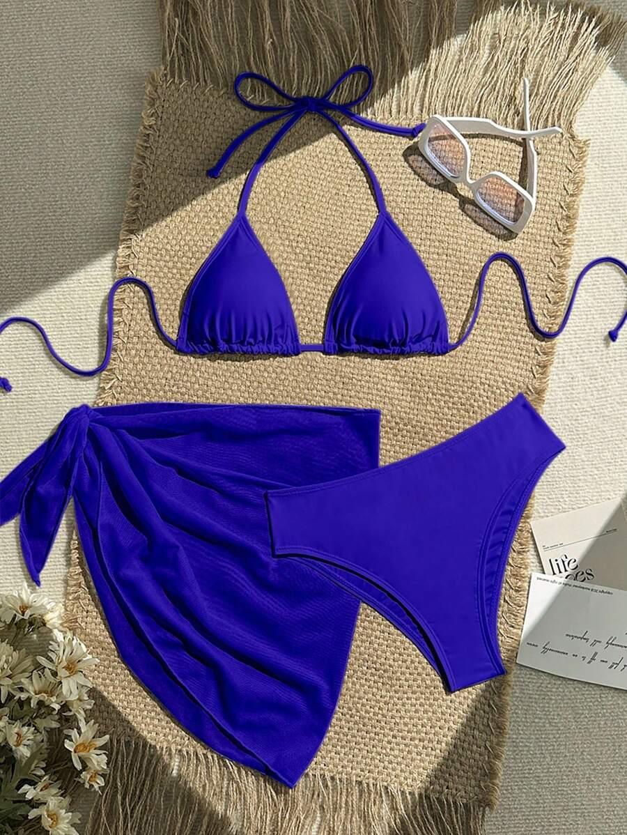 SWIM VCAY DWUCZĘŚCIOWY STRÓJ KĄPIELOWY PAREO KOMPLET S09__XS