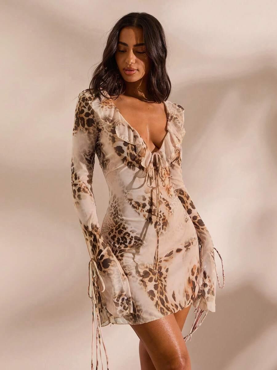 OPULESSA SUKIENKA ANIMAL PRINT S06__M