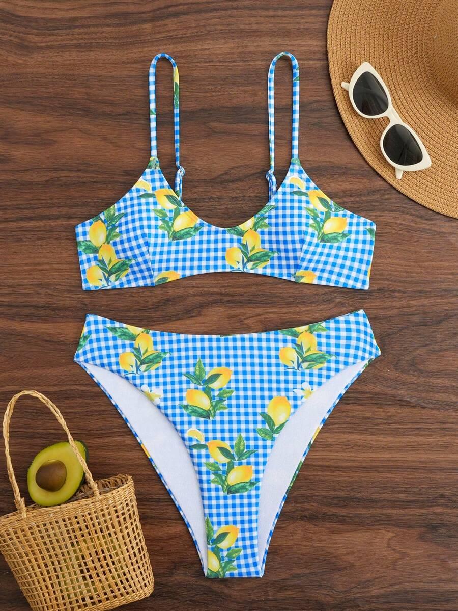 SHEIN DWUCZĘŚCIOWY STRÓJ KĄPIELOWY S09__XL