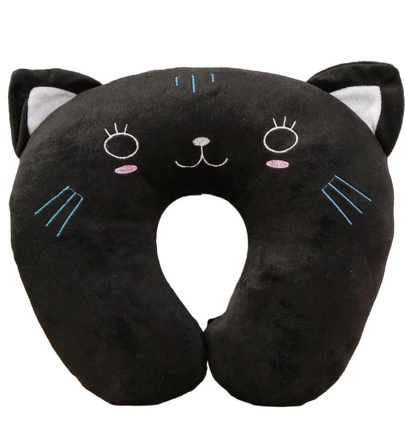 SHEIN CZARNA PODUSZKA PODRÓŻNA S07__28X28CM