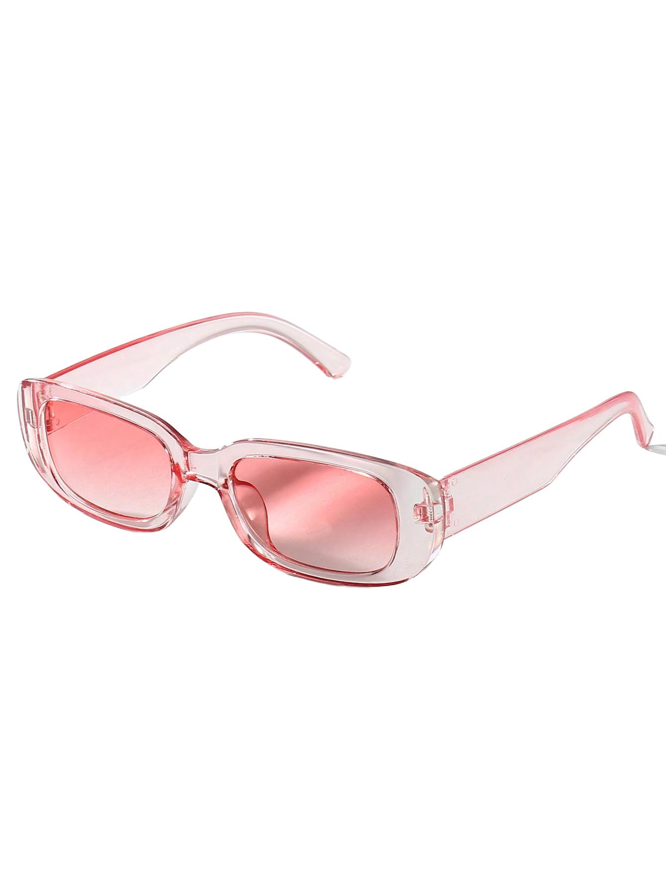 SHEIN RÓŻOWE OKULARY PRZECIWSŁONECZNE S07
