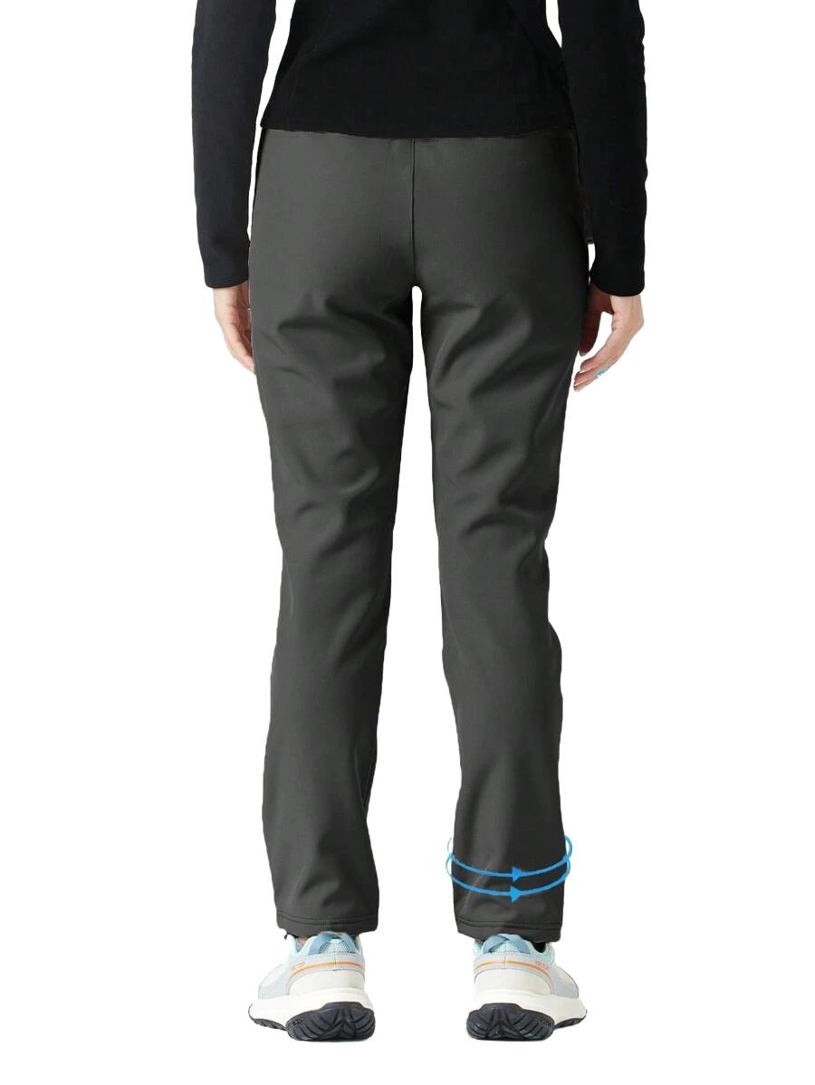SHEIN CZARNE OCIEPLANE SPODNIE S06__L