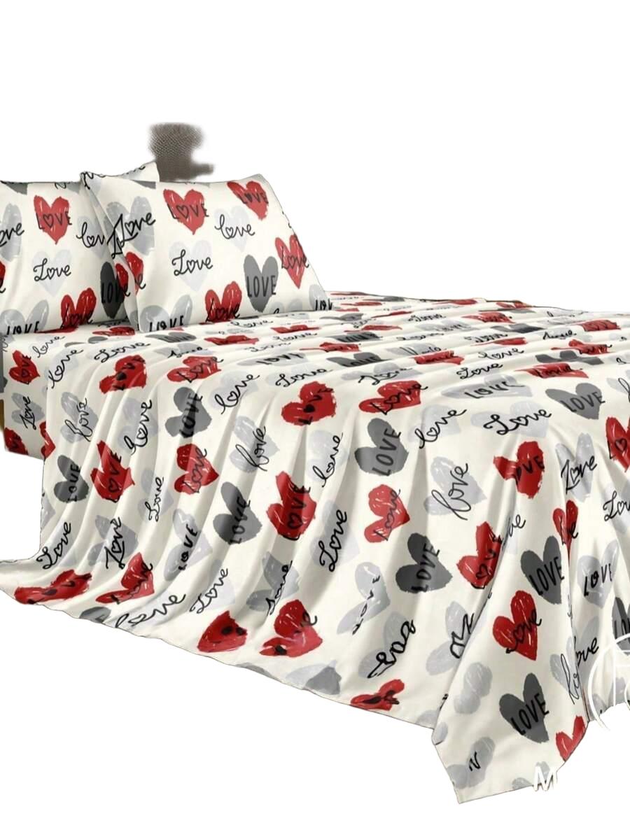 SHEIN ZESTAW POŚCIELI WZÓR S07__90X190CM