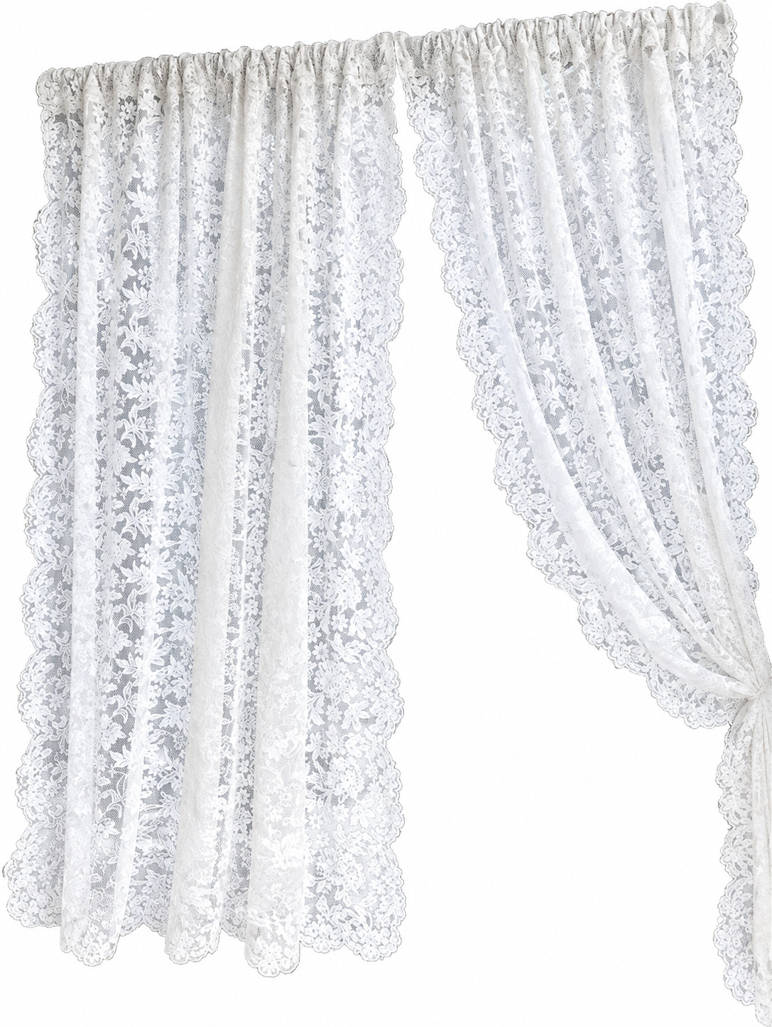 SHEIN BIAŁA FIRANA KORONKA S07__125X270