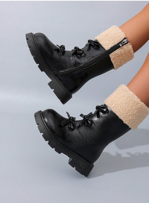 SHEIN CZARNE BOTKI IMITACJA SKÓRY W01__29