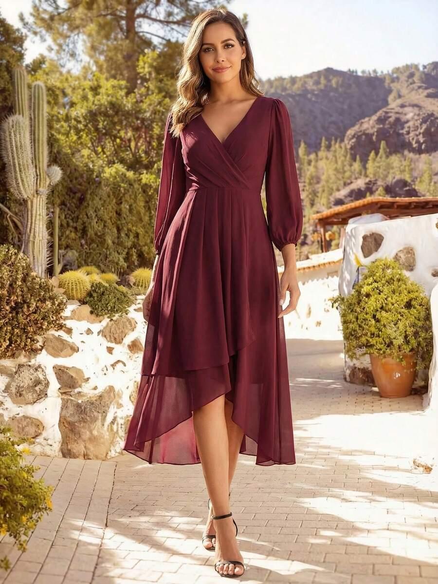 EVERPRETTY BORDOWA MIDI SUKIENKA S06__L
