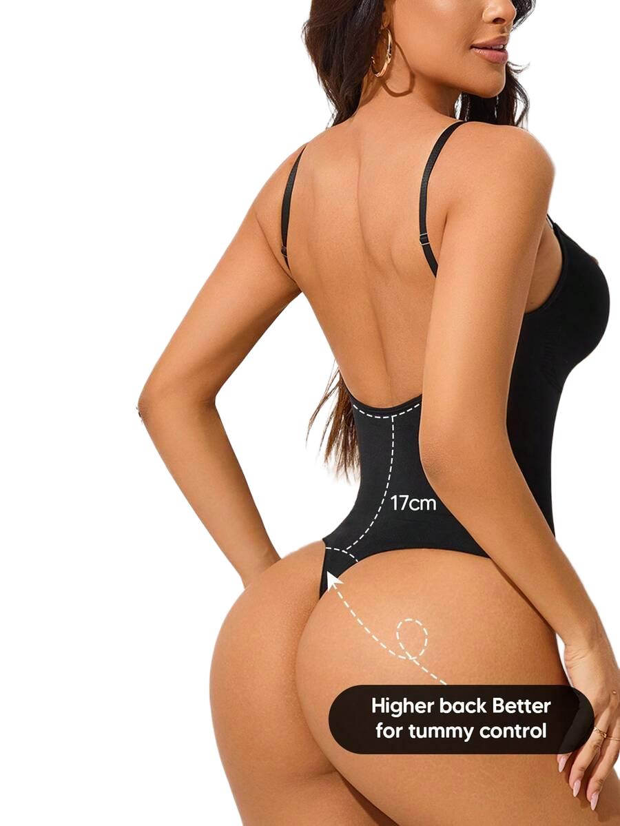SHEIN CZARNE MODELUJĄCE BODY S09__S