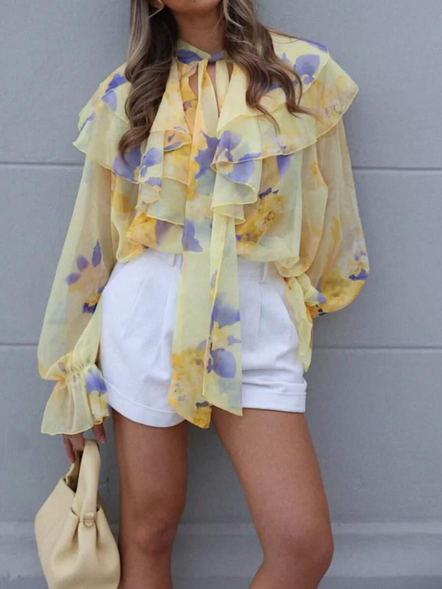SHEIN BLUZKA DŁUGI RĘKAW S06__M