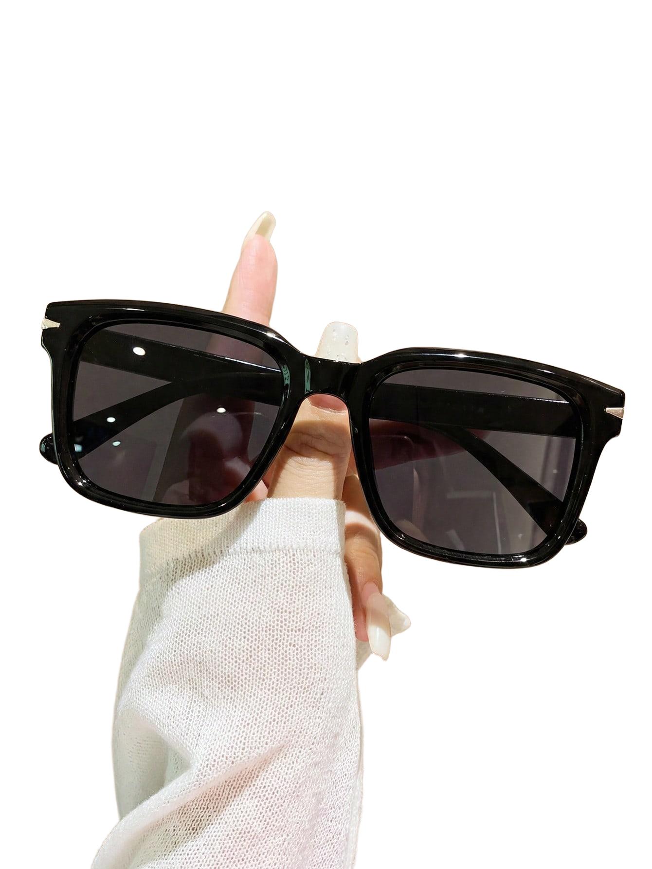 SHEIN CZARNE OKULARY PRZECIWSŁONECZNE S07