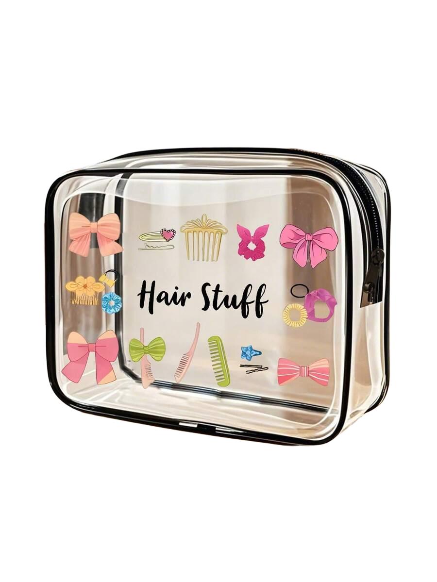 SHEIN BEZBARWNA KOSMETYCZKA ZAMEK S07__18X6X12CM