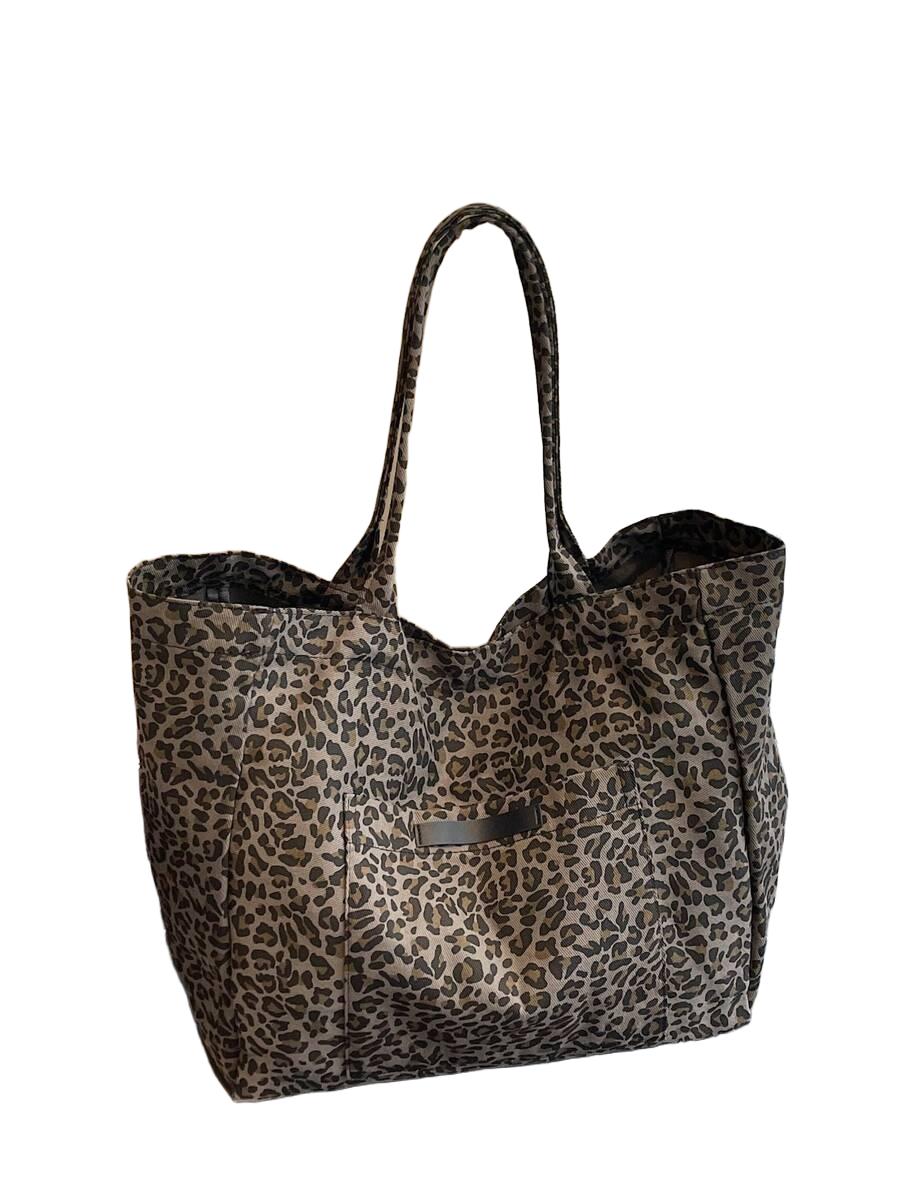 SHEIN KLASYCZNA TOREBKA ANIMAL PRINT 33X35