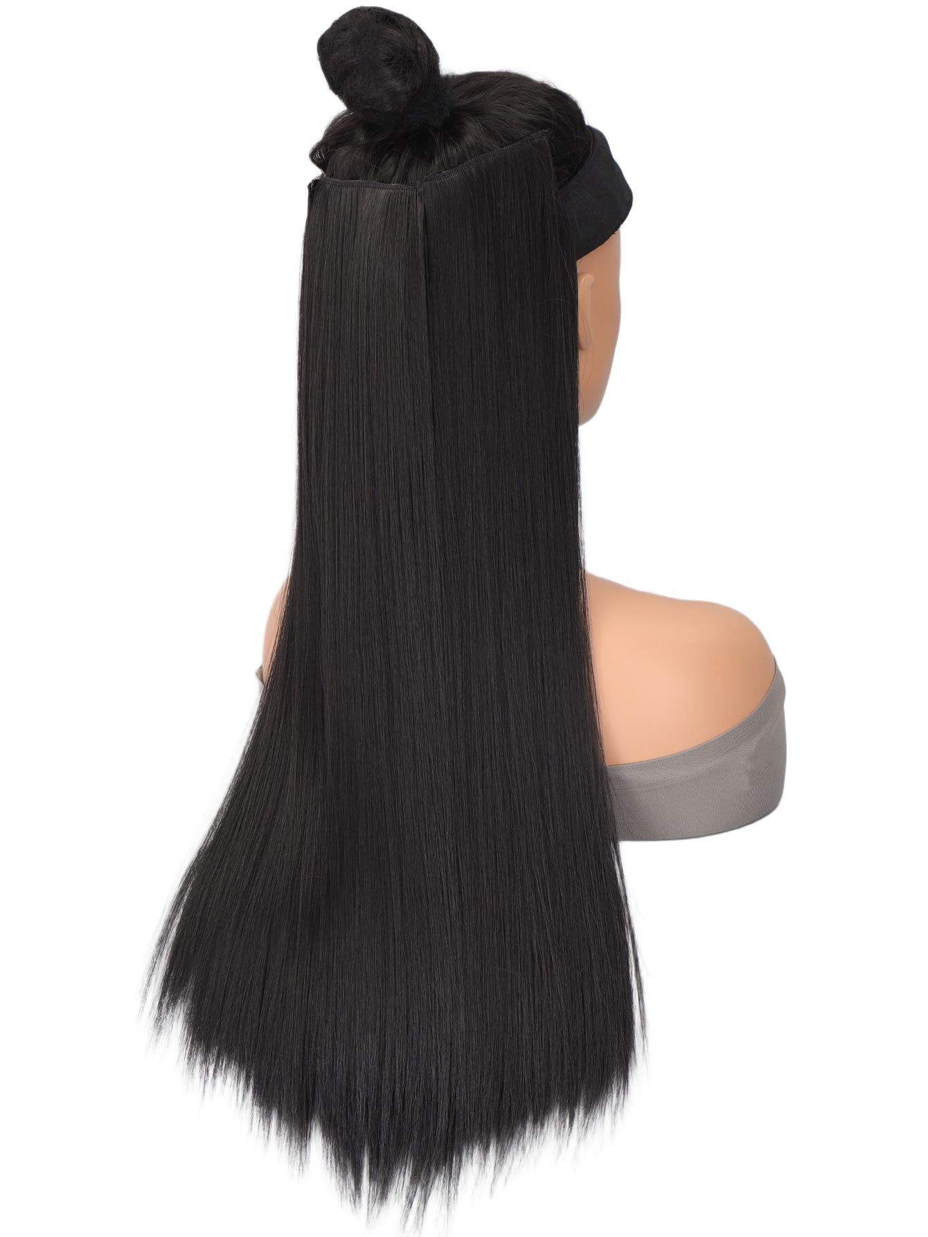 SHEIN CZARNE WŁOSY SYNTETYCZNE S07__50