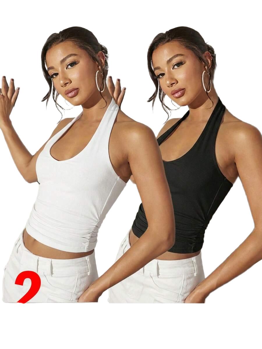 SHEIN TOP MARSZCZENIA 2-PACK S06__S