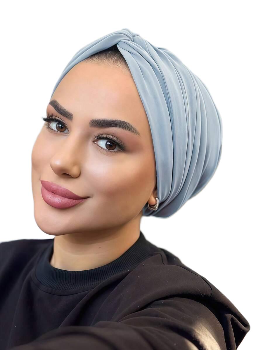 SHEIN NIEBIESKA CHUSTA HIDŻAB S07__OS