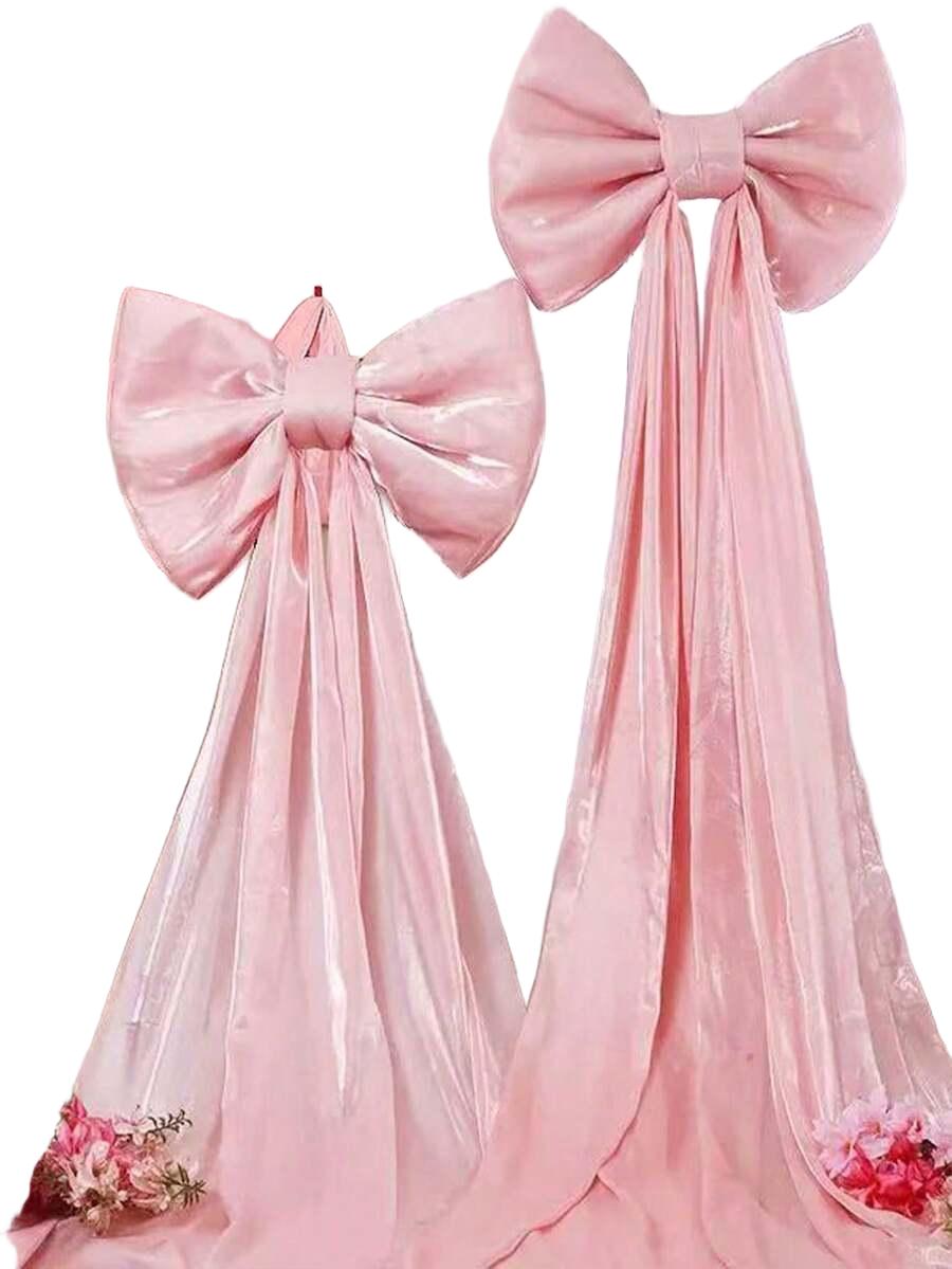 SHEIN RÓŻOWA KOKARDA DEKORACJA S07__60X80