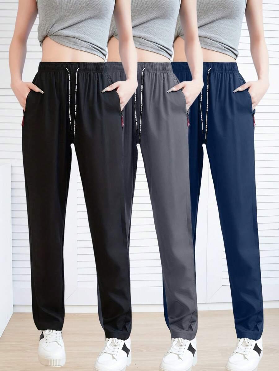 SHEIN SZARE SPODNIE WIĄZANIE S06__S