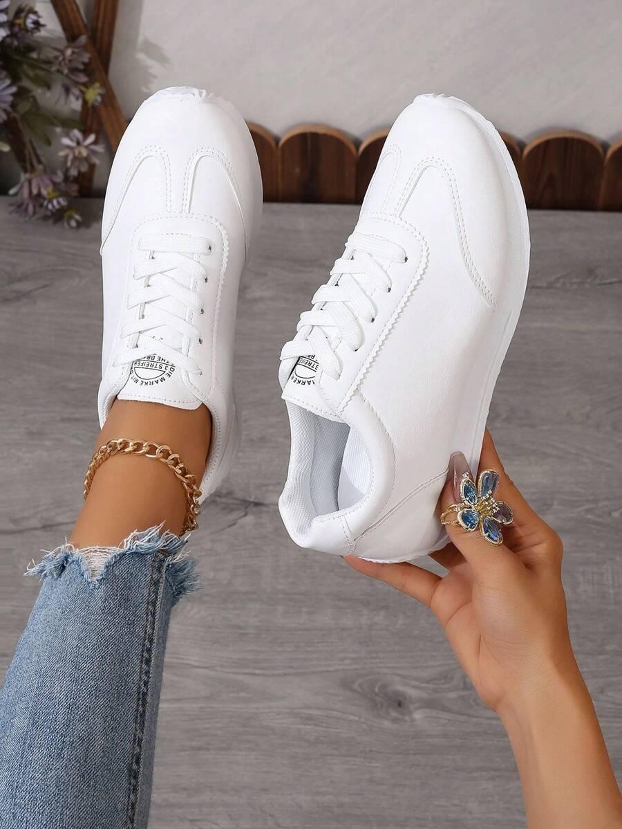 SHEIN BIAŁE SPORTOWE BUTY S06__38