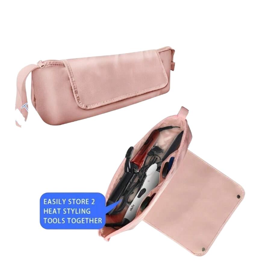 SHEIN RÓŻOWA KOSMETYCZKA ZAMEK S07