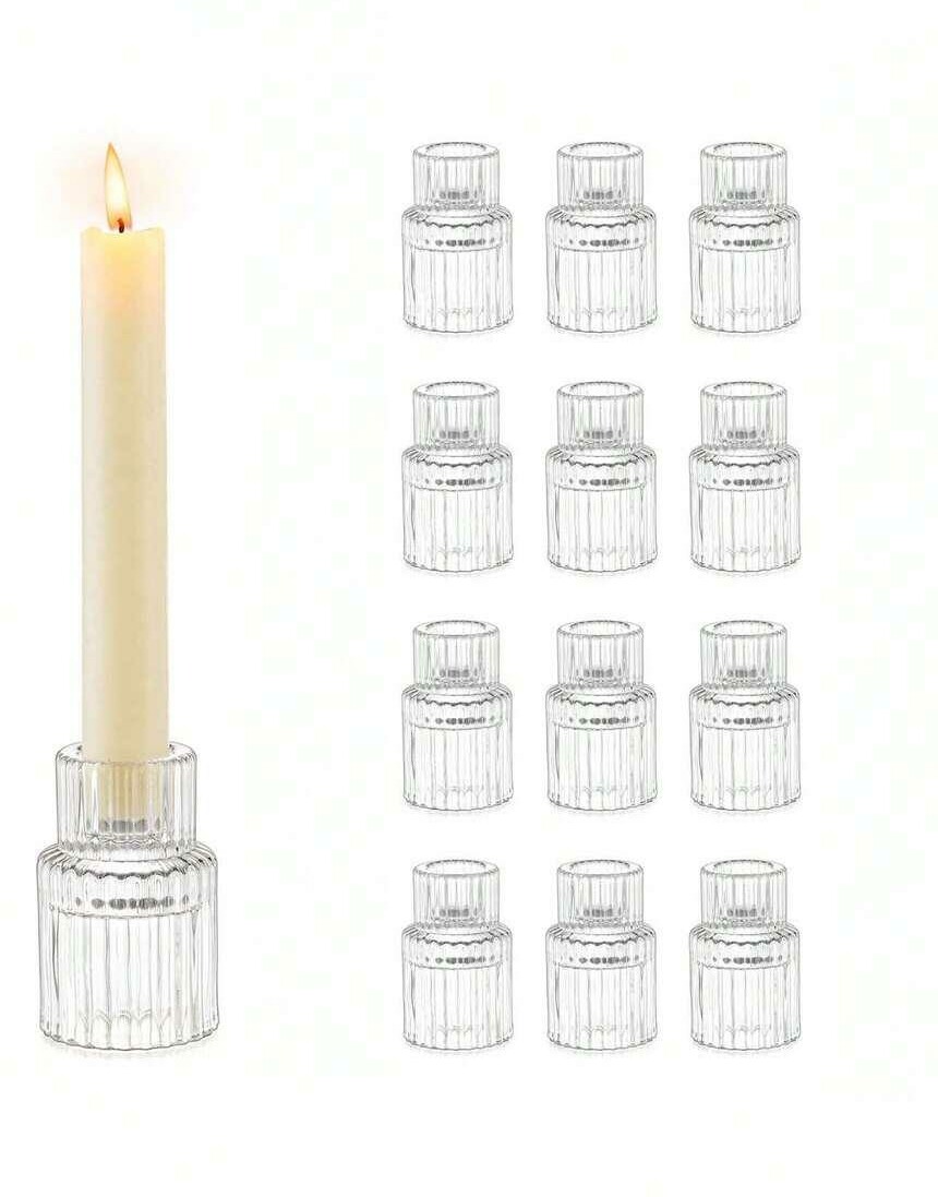 SHEIN ŚWIECZNIK DEKORACYJNY 2-PACK S07