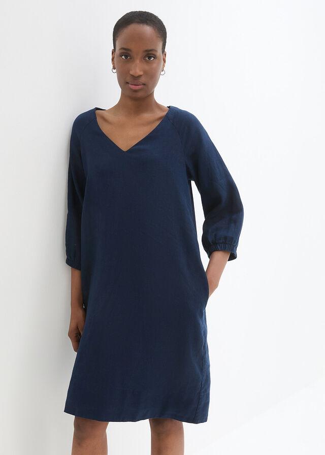 LNIANA SUKIENKA V-NECK RĘKAW 3/4 PK01__48/50
