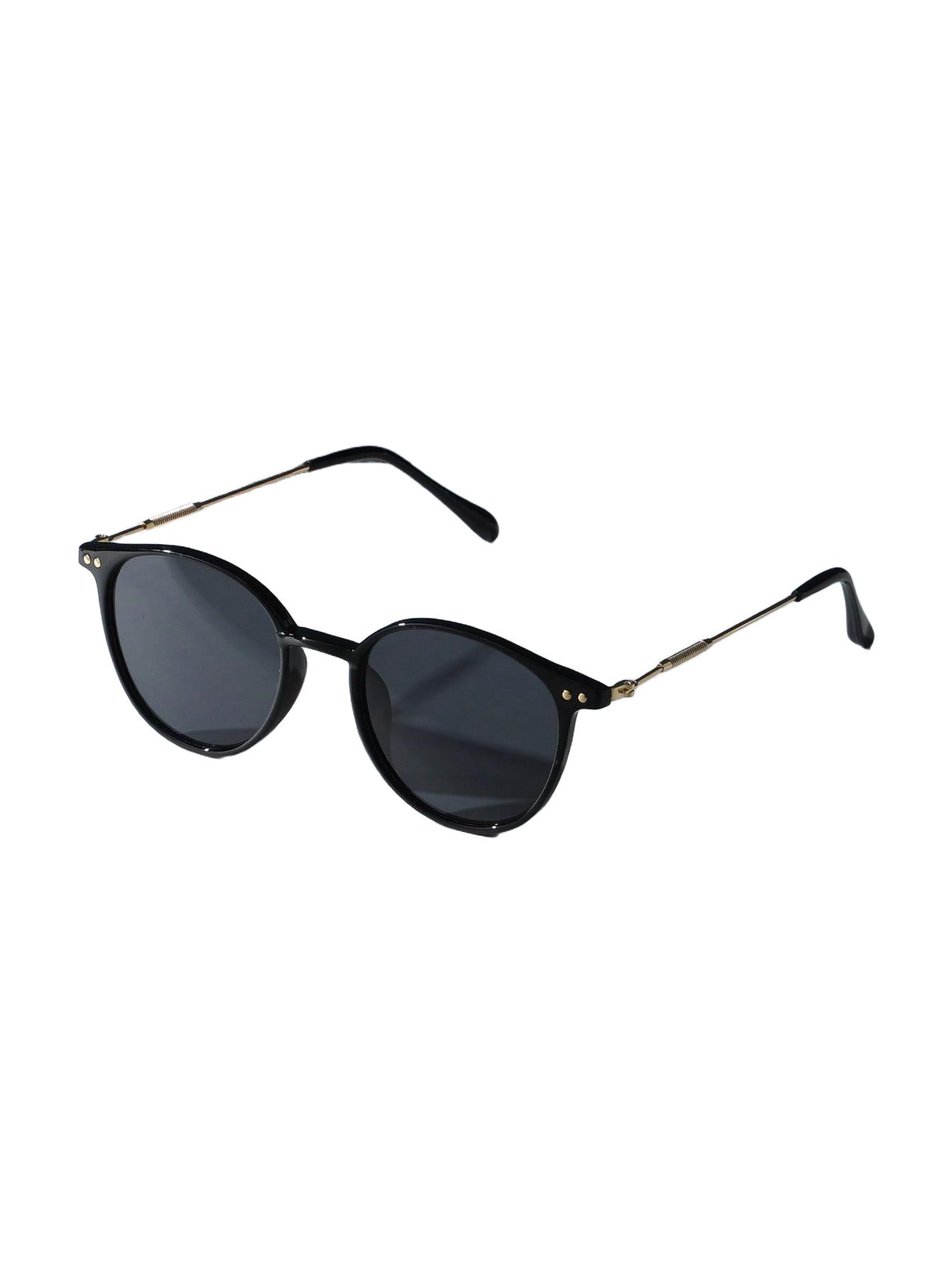 SHEIN CZARNE OKULARY PRZECIWSŁONECZNE S07