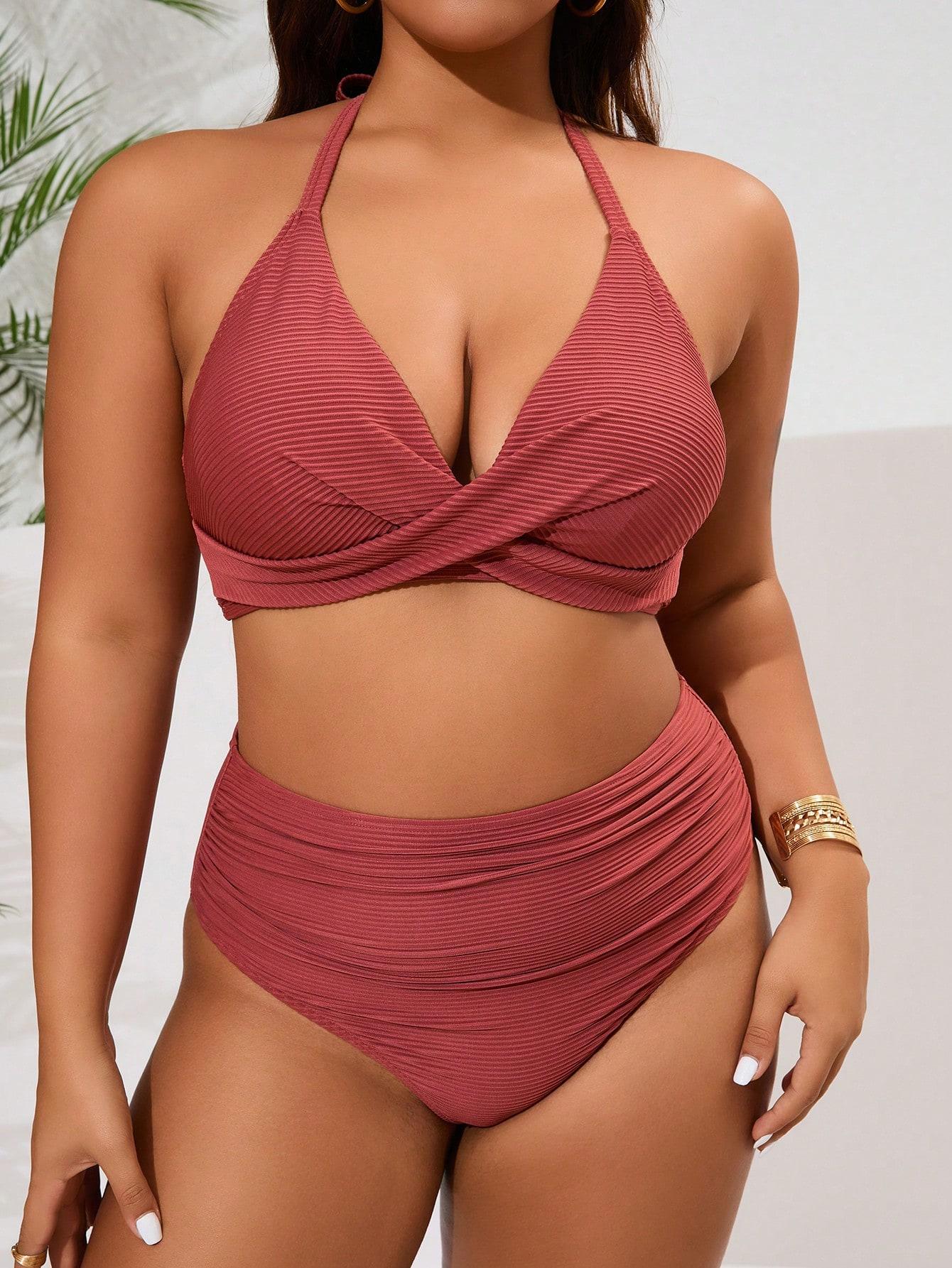 SHEIN DWUCZĘŚCIOWY STRÓJ KĄPIELOWY S09__50