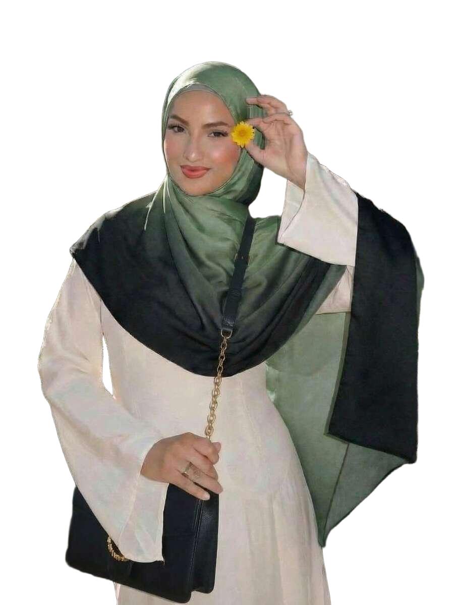 SHEIN SZAL CHUSTA NA GŁOWĘ WZÓR OMBRE S07__90X180