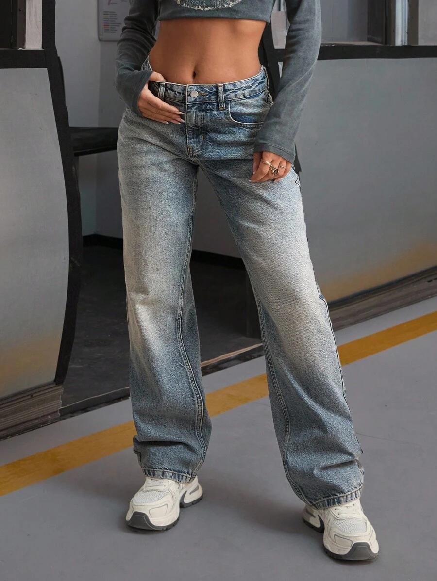 CASUGLOW NIEBIESKIE SPODNIE JEANS S06__M