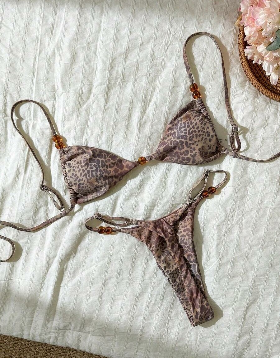 SWIM SXY DWUCZĘŚCIOWY STRÓJ KĄPIELOWY ANIMAL PRINT S09__XS