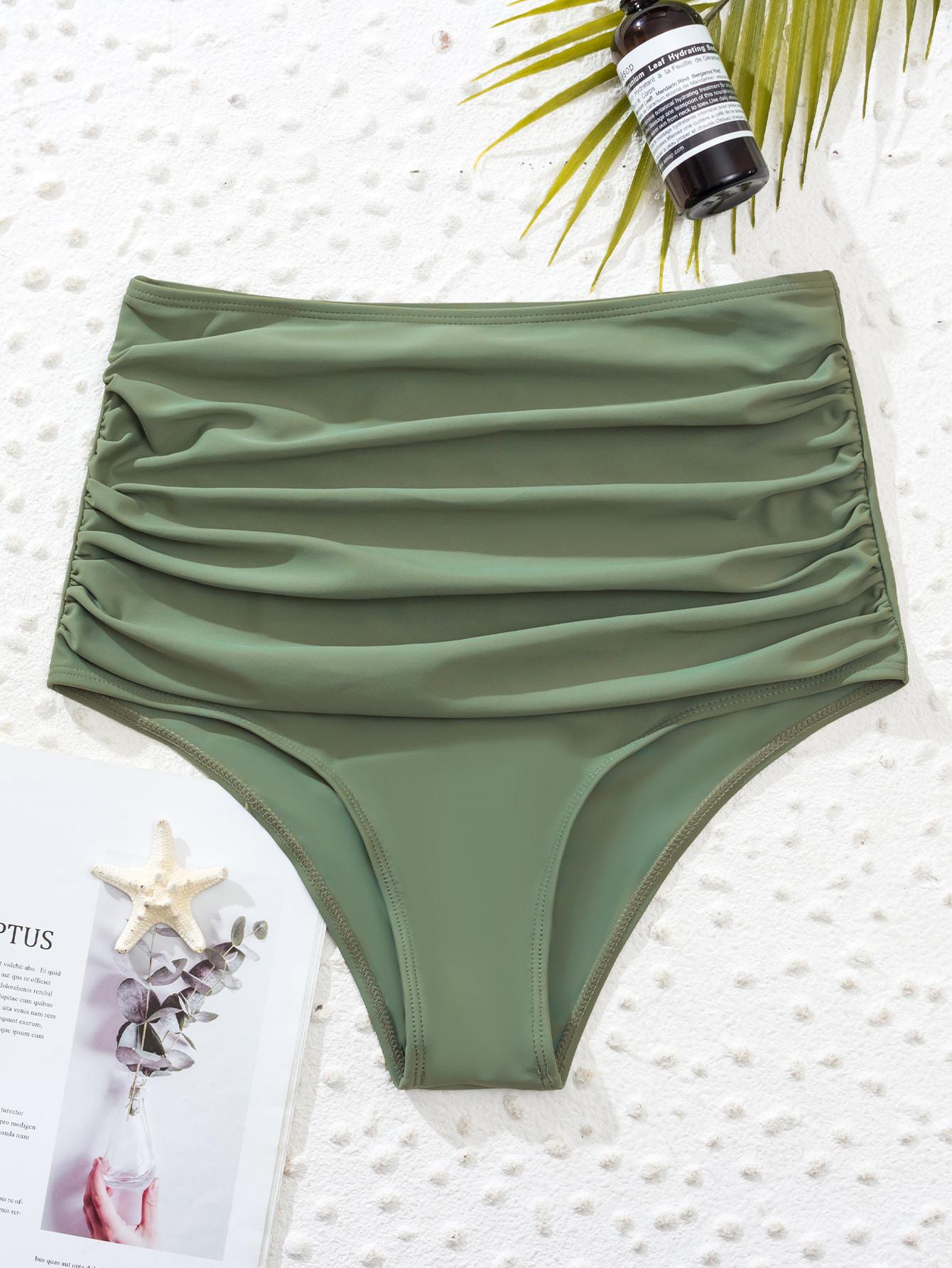 SHEIN ZIELONY DÓŁ OD BIKINI S09__M