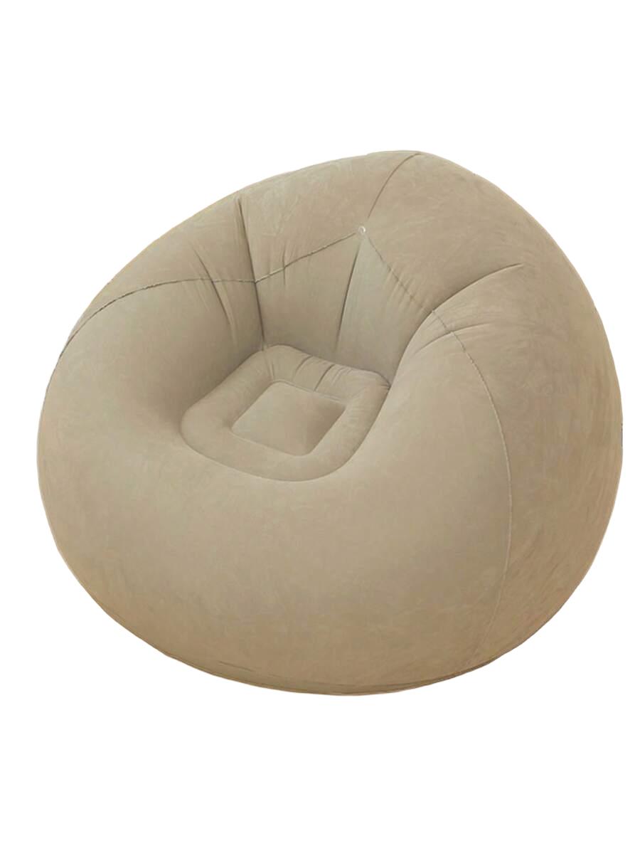 SHEIN BEŻOWY DMUCHANY FOTEL S07__98X60