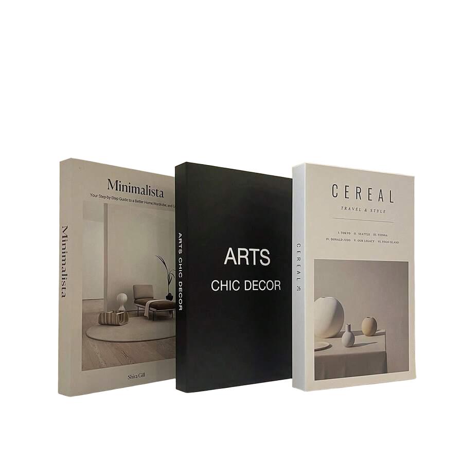 SHEIN SZTUCZNA KSIĄŻKA DEKORACYJNA 2-PACK S07__17X26