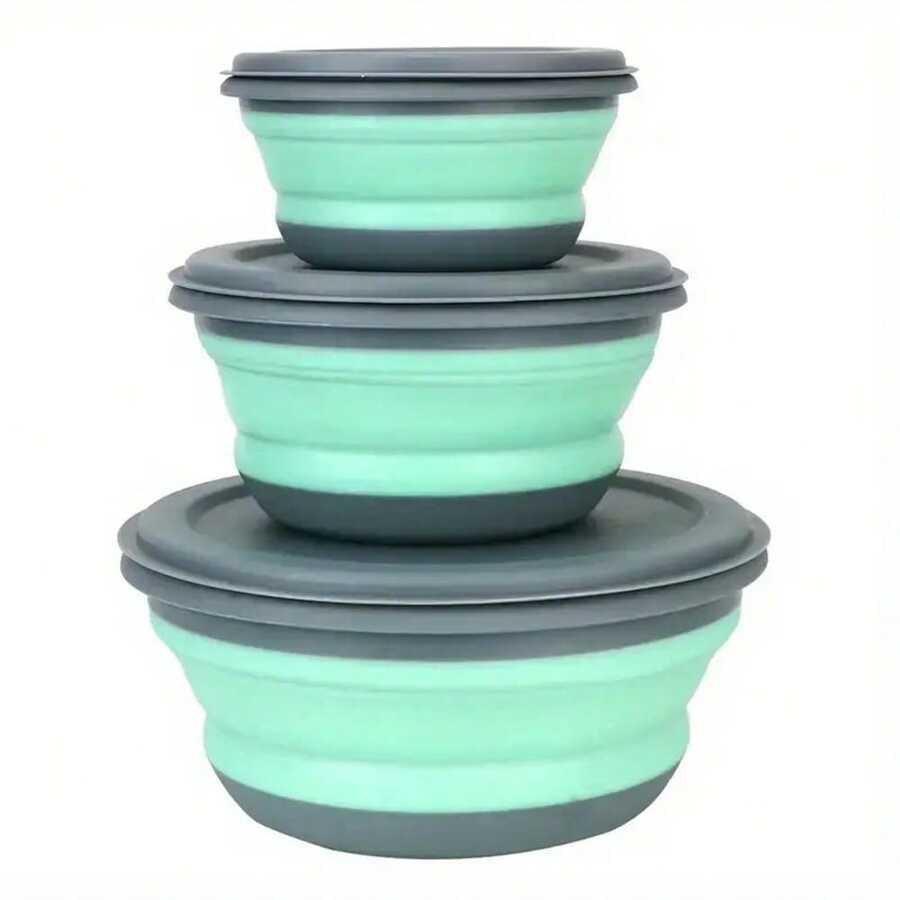 SHEIN SILIKONOWE PUDEŁKA Z POKRYWKĄ 3-PACK S07__9X19