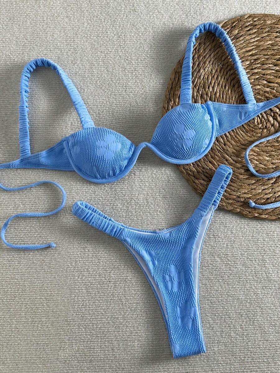 SHEIN DWUCZĘŚCIOWY STRÓJ KĄPIELOWY S09__S