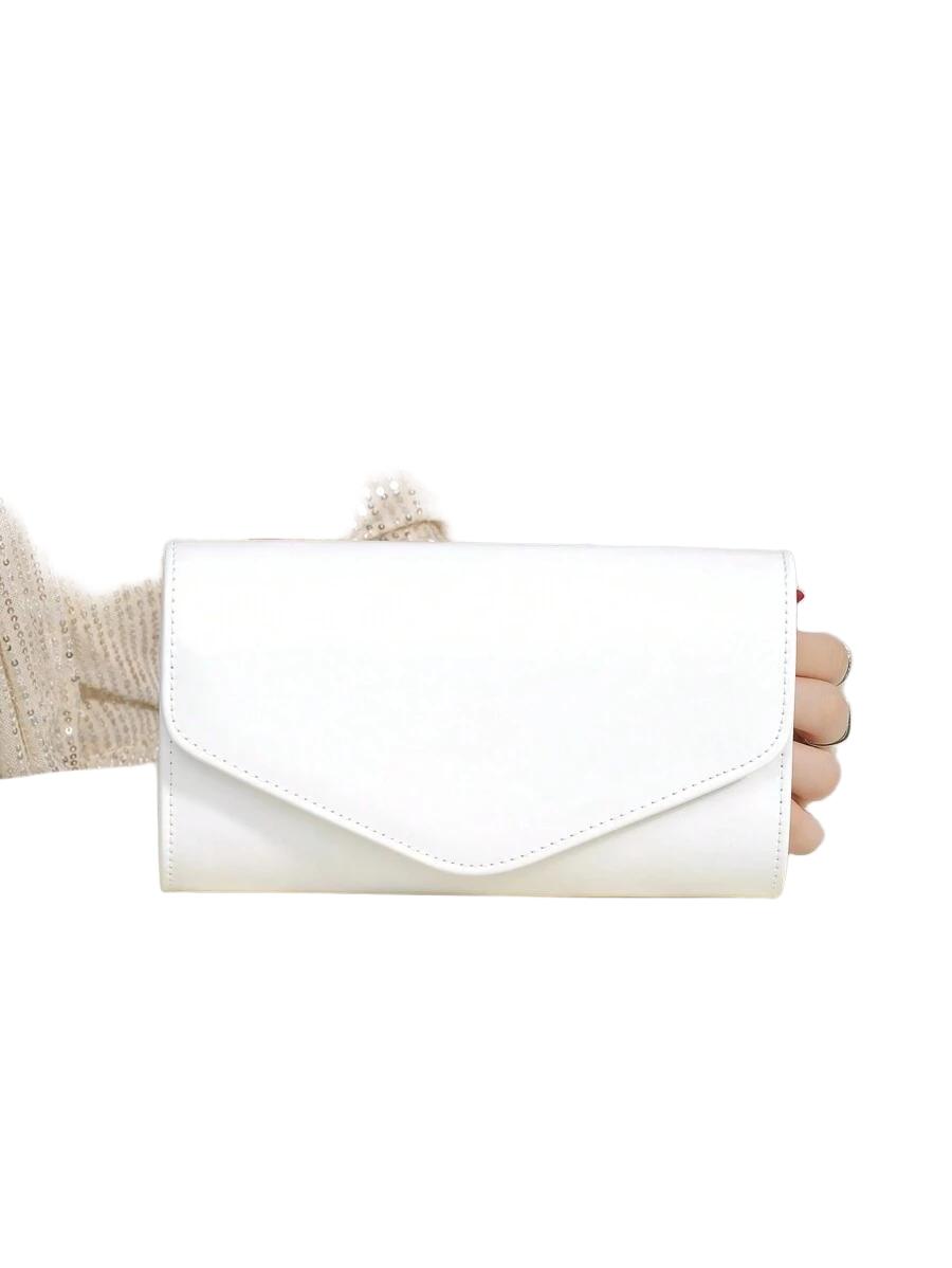 SHEIN BIAŁA TOREBKA KOPERTÓWKA S07__23X6X13