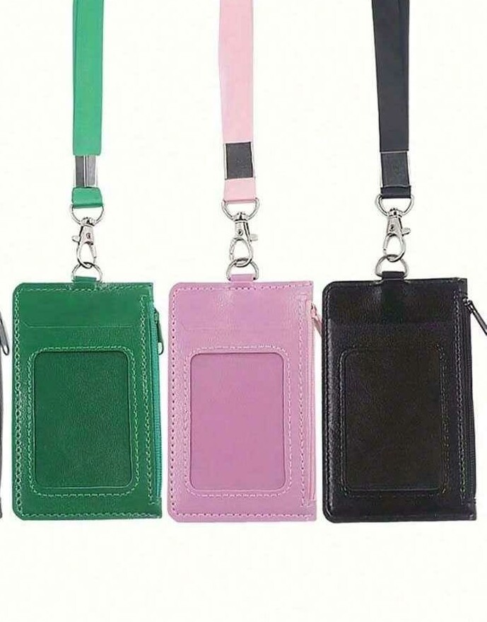 SHEIN CZARNE ETUI NA IDENTYFIKATOR S07__7X11,5