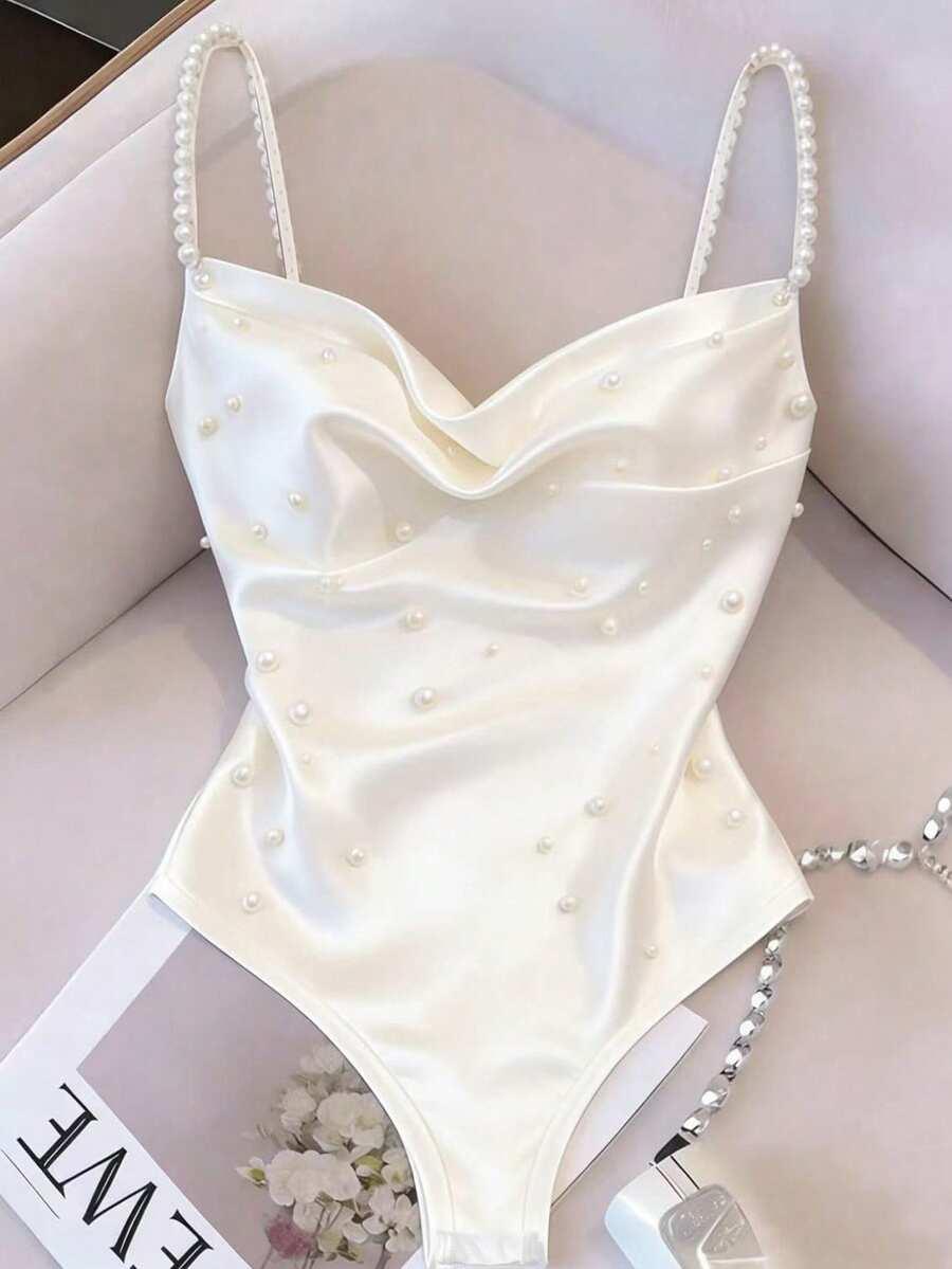 FRANCLIA BIAŁE BODY ZDOBIENIE S06__S