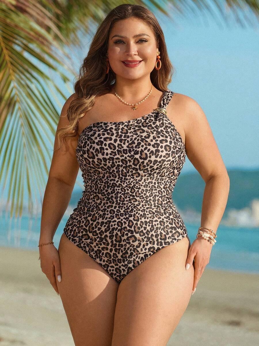 SWIM VCAY JEDNOCZĘŚCIOWY STRÓJ KĄPIELOWY LEOPARD PRINT S09__46