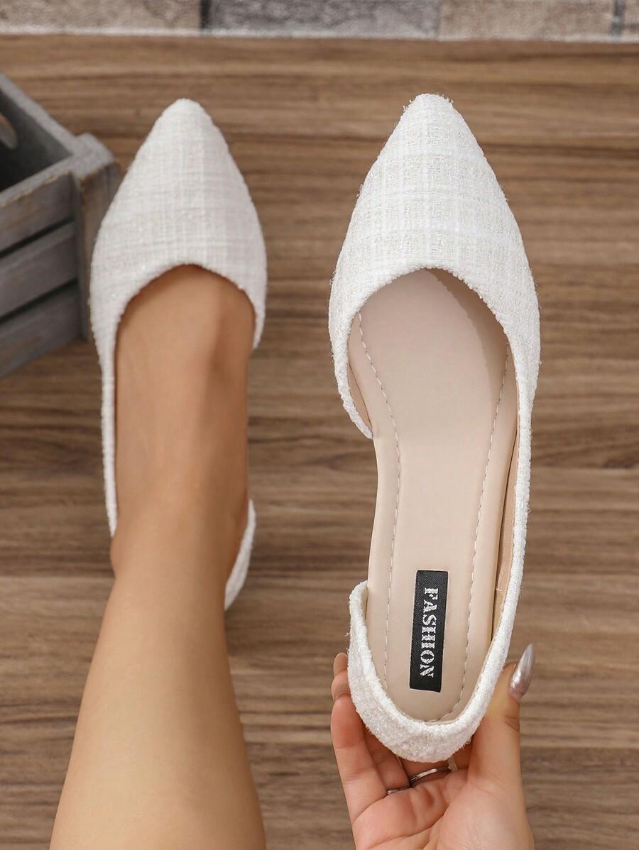 SHEIN BIAŁE BALERINY SZPIC S06__38