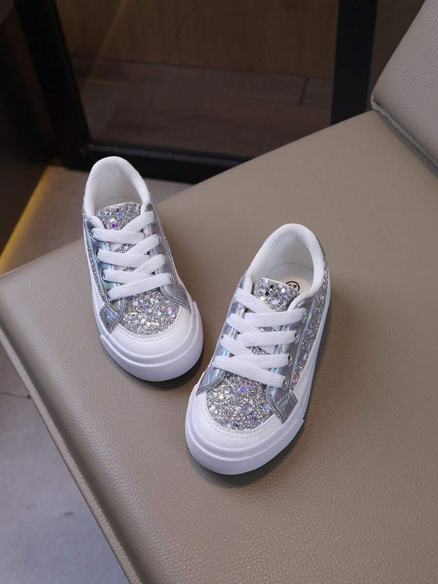 SHEIN BIAŁE TRAMPKI CEKINY S06__31