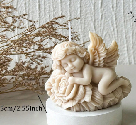 SHEIN ŚWIECA WOSKOWA WZÓR S07__7,5X8,5