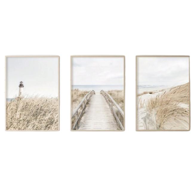 SHEIN PLAKAT NA ŚCIANĘ 3-PACK S07__30X40