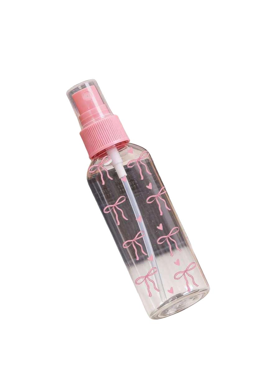 SHEIN PRZEZROCZYSTA BUTELKA KOKARDKI S07__11,5X3
