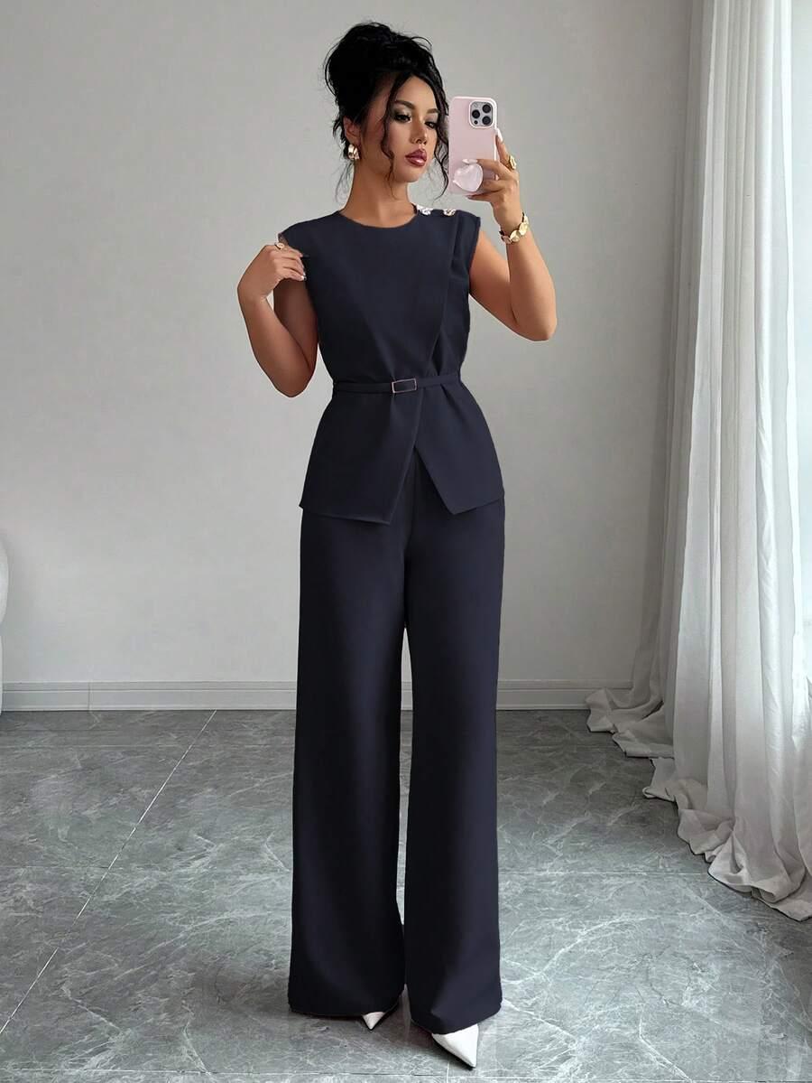 ELENZGA TOP SPODNIE KOMPLET S06__S