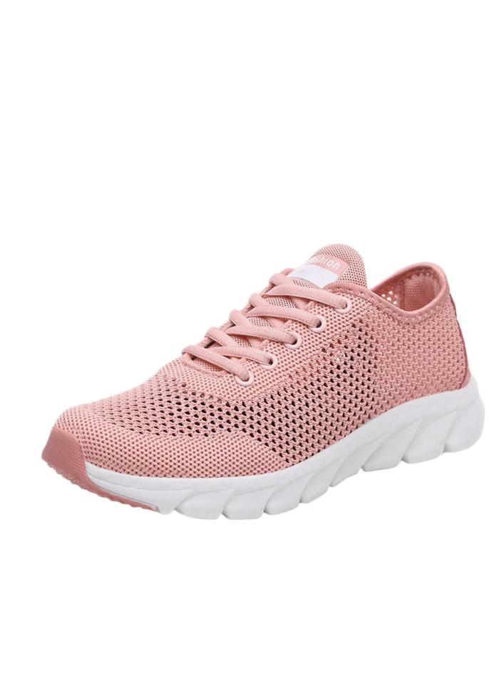 SHEIN RÓŻOWE SZNUROWANE BUTY SPORTOWE PK01__36