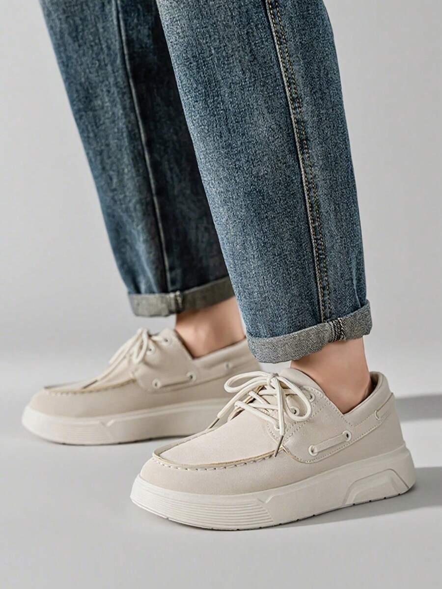 SHEIN BEŻOWE BUTY IMITACJA ZAMSZU S06__40