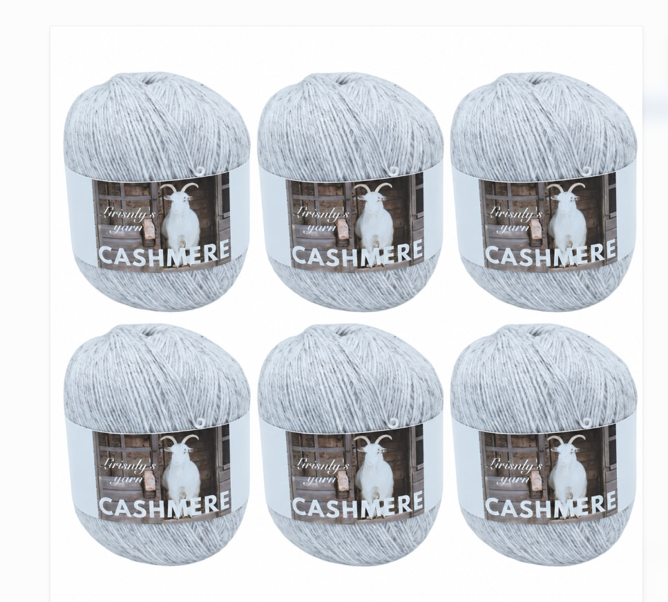 SHEIN SZARA WŁÓCZKA 6 SZTUK S07__7,5X12