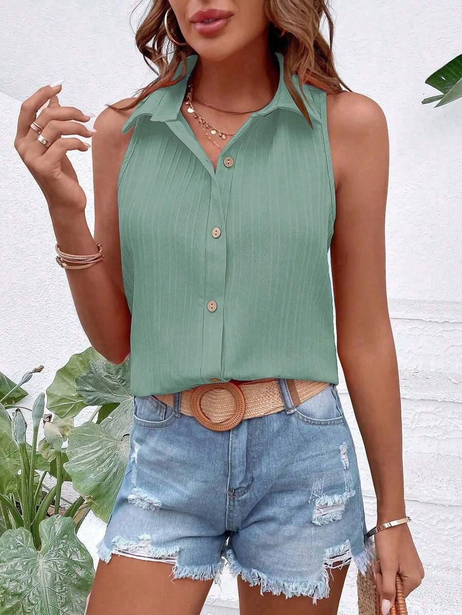 SHEIN ZIELONA KOSZULA GUZIKI S09__XL